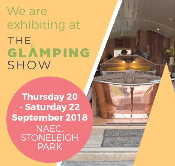 Davies and Co will be exhibiting at The Glamping Show, 20th - 22nd September 2018
