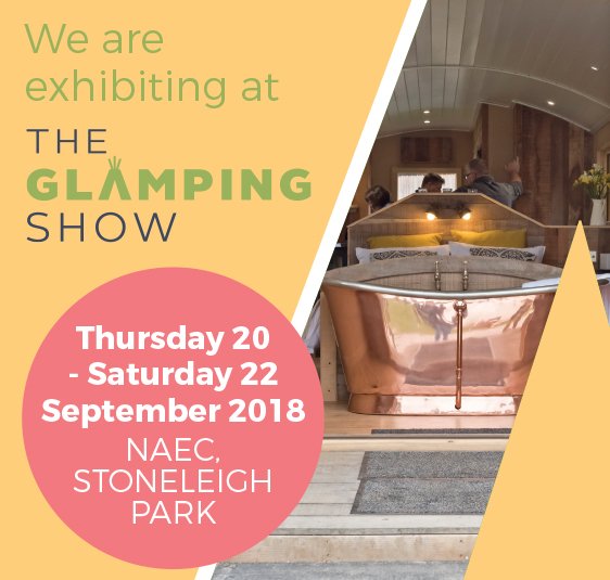 The Glamping Show 2018 Davies and Co will be exhibiting at The Glamping Show, 20th - 22nd September 2018